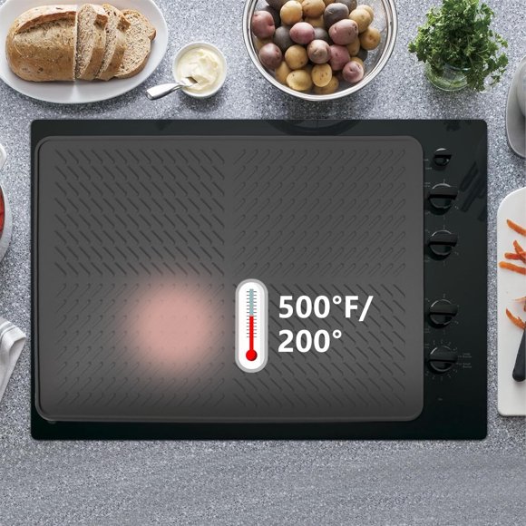Tapete para Estufa Extra Grande, Tapete de Cocina de Silicato, Mantel para Estufa, Tapete Multiusos