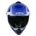 thumbnail image 2 of WOW Youth Kids Motocross BMX MX ATV Dirt Bike Helmet Spider Web Blue HJOY, 2 of 6