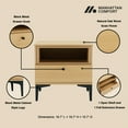 thumbnail image 4 of Amara Nightstand in Natural Oak made from Engineered Wood, 4 of 10