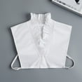 thumbnail image 5 of Women's V Neck Blouse Collar Insert Women's Removable Half Shirt Blouse Half Removable Collar Laye Colla Shirts Women Button down Dickey Colla Insert Women Old Fashioned Blouses for Women Shirts Layer, 5 of 8