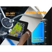 URFRU 9 inch GPS Navigation with Offline Maps for Truck, RV, Pickup and Car