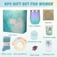 thumbnail image 2 of Get Well Gifts for Women, 9pc Happy Birthday Self Care Package Spa Bath Blue Gift Box for Women Who Have Everything New Mom Girl Grandma Coworkers Mother Christmas, 2 of 3