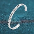 thumbnail image 3 of Personalized Gift Star Moon Sun Trend Luminous Opening Adjustable C Bracelet, 3 of 7