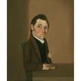 thumbnail image 2 of William Bonnell 12x14 Black Ornate Wood Framed Double Matted Museum Art Print Titled: William Bonham (1825), 2 of 5