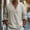 Beige, variant on Gspmoly Tshirts for Men, Men'S and Linen Solid Color Fashion Long-Sleeved Lapel Top/Shirt Men Top up to 70% Off