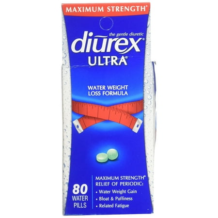 Diurexâ??Ultra Water Weight Loss Formulaâ??80 Pillsâ??Relieves Water Weight Gain, Bloating, Puffiness and Fatigue Related to Menstruation 80