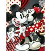 thumbnail image 2 of Cuadros Decorativos 5D DIY diamante pintura Kit completo redondo taladro dibujos animados ratón pareja mosaico imagen Tmvgtek embutido en tela, 2 of 9