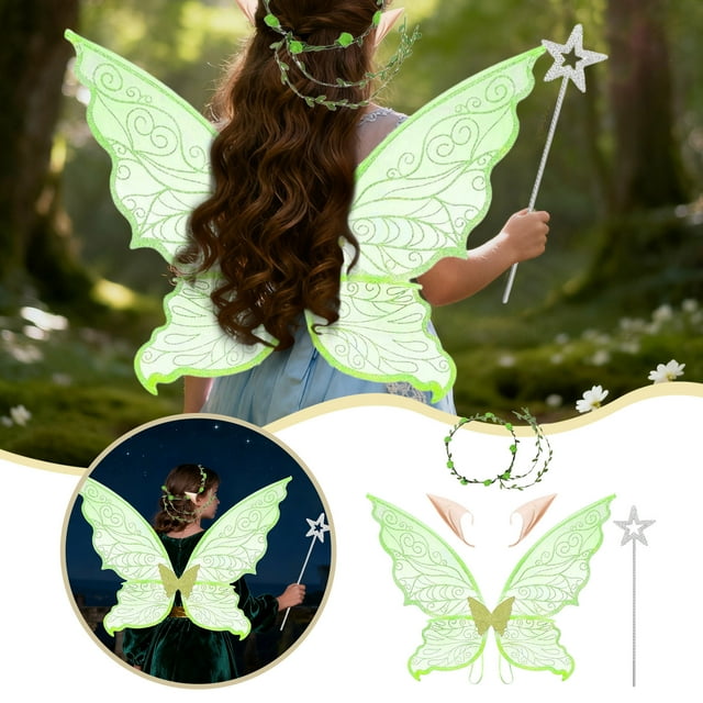 Fairy Set with Magical Star Wand and Elegant Ears for Adult Roleplay Photography