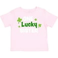 thumbnail image 3 of Inktastic One Lucky Sister with Shamrocks Girls Toddler T-Shirt, 3 of 5