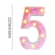 thumbnail image 4 of Xihbxyly Lámpara Led Colorida con Letras Decorativas Portátiles, Luz Led de Subtítulos Moderna, Decoración para Fiestas En Casa, Ambiente Romántico y Cálido, Material Abs+Pp, Funciona con Pilas., 4 of 4
