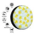 thumbnail image 4 of Honeii cute rubber duck Print Tire Covers, Waterproof Anti-UV Sun Snow Rain Tire Covers for Trailers, RV, Camper, SUV, Truck-16 inch, 4 of 6