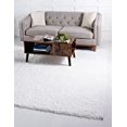 thumbnail image 2 of Unique Loom 3153343 3 ft. 3 in. x 3 ft. 3 in. Davos Shag Square Rug, Ivory, 2 of 5