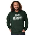 thumbnail image 4 of Dad Knows A lot Grandpa Everything Hoodie Hooded Sweatshirt Men Brisco Brands S, 4 of 6