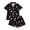 27-Black, variant on Halloween Womens Pajama Sets with Pockets Silk Satin 2 Piece Cartoon Ghost Pumpkin Button Down Short Sleeve Shirts Shorts Outfits Collar Loungewear Loose Casual Sleepwear Halloweens Christmas Gifts