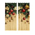 thumbnail image 2 of Christmas Blackout Curtains, 2 Panel Holiday Window Curtain Set, Light Blocking Window Drapes, Seasonal Home Window Decor, 23.6x59 inch, 2 of 6