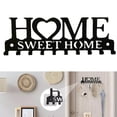 thumbnail image 2 of Wall Mount Metal Key Hanger Wall Decorative Key Rack Organizer Keychain Holder, 2 of 5