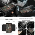 thumbnail image 7 of Yuyamidu Deer Car Seat Covers Set of 14 Camo Hunting Steering Wheel Cover Seatbelt Cushion Pad Trash Bin Armrest Cover Cushion Rearview Mirror Cover Gear Shift Knob Cover Set Cup Mat, Universal Fit, 7 of 7