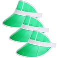 thumbnail image 1 of Plastics Sun Visors Multicolored UV Protection Hat Cap Headwear for Golf Tennis Cycle, 1 of 7