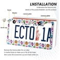thumbnail image 4 of Coolnut Red Beetle Ladybug License Plate Frames 2 Packs,License Plate Covers,Universal Aluminum Tag Frame for Front and Rear Car Tags117 Home Decor, 4 of 7