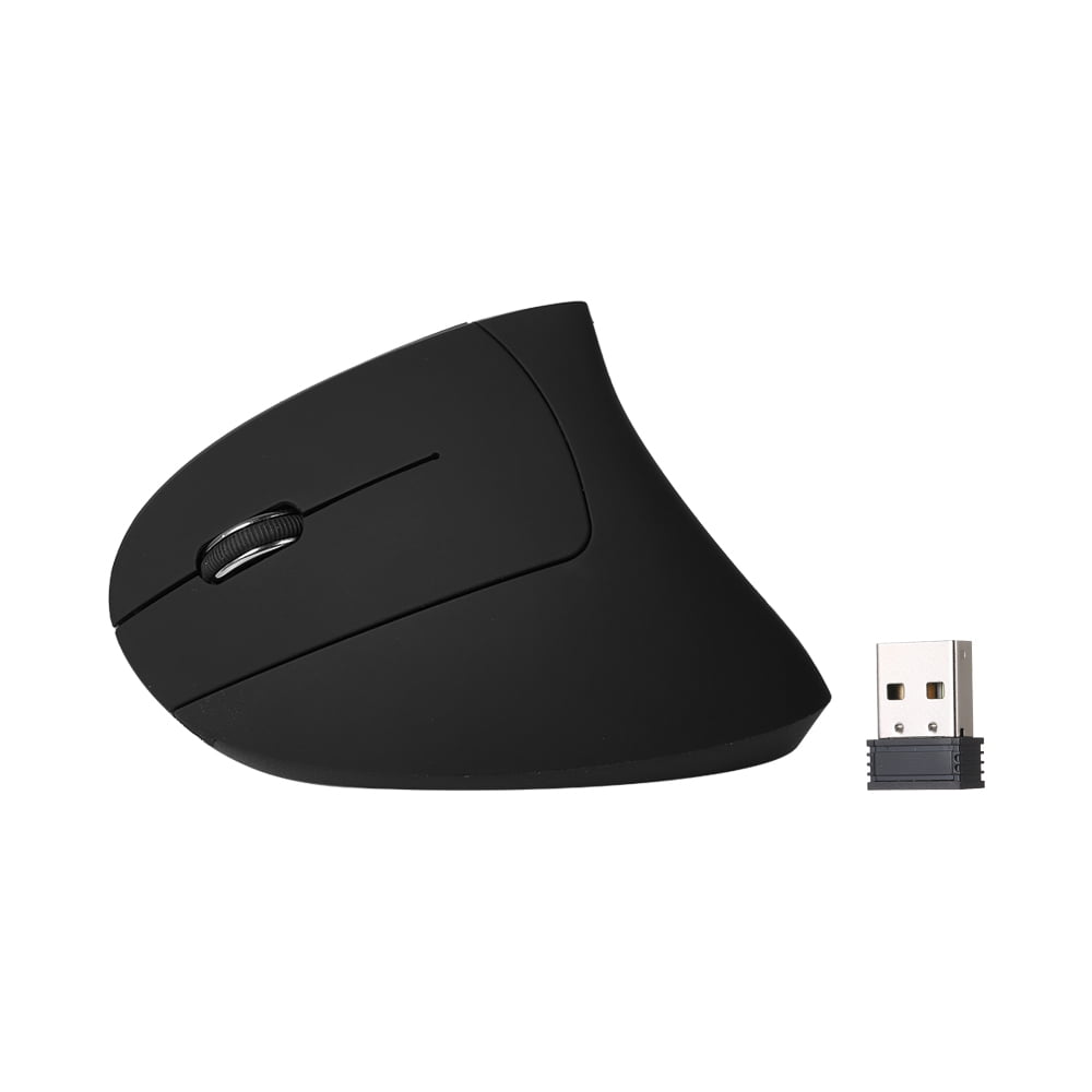 2.4G Wireless Vertical Ergonomic Upright Optical Mouse 1600DPI 5-Key Mice for PC 
