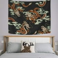 thumbnail image 2 of GZHJMY Tapestry Wall Hanging Japanese Dragon Tapestry Decorative Wall Blanket Bedding Tapestry for Bedroom Living Room Dorm 80x60 inch Gift Decor, 2 of 7