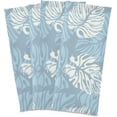 thumbnail image 2 of Kitchen Towels Leaf Pattern Pattern Cleaning Towel Absorbent Hand Towels Tea Towels for Home Restaurant Dish Clean 28" x 18", 4PCS, 2 of 7