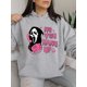 thumbnail image 3 of Sudadera Con Capucha Y Bolsillo De Canguro Con Estampado De Fantasmas, Sudadera Con Capucha Informal De Manga Larga Con Cordón, Ropa De Mujer, 3 of 4
