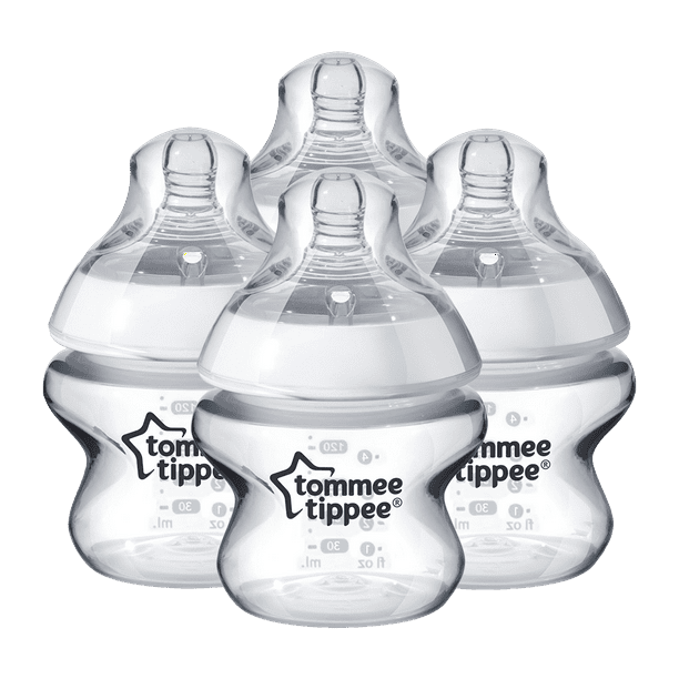 Tommee Tippee Closer to Nature Baby Breast-Like Nipple with Anti-Colic Valve, BPA-free 5-ounce, 4 Count - Walmart.com