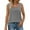 Gray, variant on Womens Tank Tops Summer Square Neck Sleeveless T Shirts Loose Casual Tunic Tops for Leggings