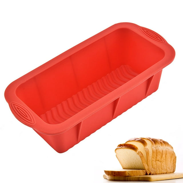 Molde de Silicona para Hornear Pan Antiadherente Grado Alimenticio sin BPA Plato Rectangular para Tostadas Fácil de Limpiar para Molde para Hornear en la Cocina Apto para Anggrek Otros