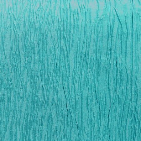 

Ultimate Textile Crinkle Taffeta - Delano 84 x 84-Inch Square Tablecloth Turquoise Blue