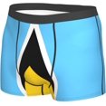thumbnail image 2 of SEVEBJ Spanish Flag Welcome Men'S Breathable Boxer Briefs Soft Shorts Comfortable Underwear, 2 of 8