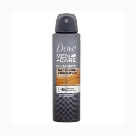 Element Care - Dove Men + Care Elements Talc Mineral Sandlewood 48 HR Deodorant Spray 150ml