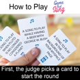 thumbnail image 2 of Expansión Mix de Game That Song 2000 - 50 cartas nuevas - Juego de cartas musicales para adultos y adolescentes de la familia. ¡Diversión hilarante, adictiva y competitiva para noches de juegos!, 2 of 5
