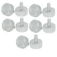 thumbnail image 1 of Unique Bargains Computer Graphics Card Flat Head Knurled Thumb Screws Silver Tone M3.5x6mm 10pcs, 1 of 1
