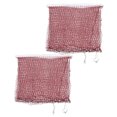 thumbnail image 1 of TABLZONE 2Pcs Backyard Volleyball Net and Badminton Net Set Portable Red Quick Tool Free Setup, 1 of 6