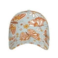 thumbnail image 2 of Balery Baseball Cap Adjustable Size for Running Workouts and Outdoor Activities All Seasons Dad Hat(Retro Floral Butterfly), 2 of 8
