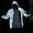 White, variant on YLSDY Men's Reflective Hooded Casual Jacket Zipper Long Sleeve Dance Coat Night Exercise Fluorescent Outwear Outdoor Activewear White L