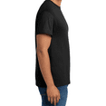 thumbnail image 3 of Hanes Men's Short Sleeve T-Shirt, Ecosmart Crewneck Shirt Casual Black Single Tees, Size 3XL, 3 of 5