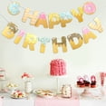 thumbnail image 2 of CIMAXIC party banner 2 Sets Doughnut Design Banner Party Banners (Assorted Color),5.98"X4.53"X0.02", 2 of 5