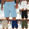 thumbnail image 2 of Kcolen Mens Workout Shorts Men's Baggy Sweat Shorts Relaxed Fit Elastic Waist Streetwear Summer Drawstring Casual Shorts, 2 of 7