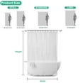 River Dream Clear PEVA Shower Curtain Liner Stall Size 36×72