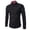Black, variant on Mens Summer Shirts, Mens Long Sleeve Shirt Design Sense Grid Line Casual Solid Color Button Down Slim Fit Woven Grey XL