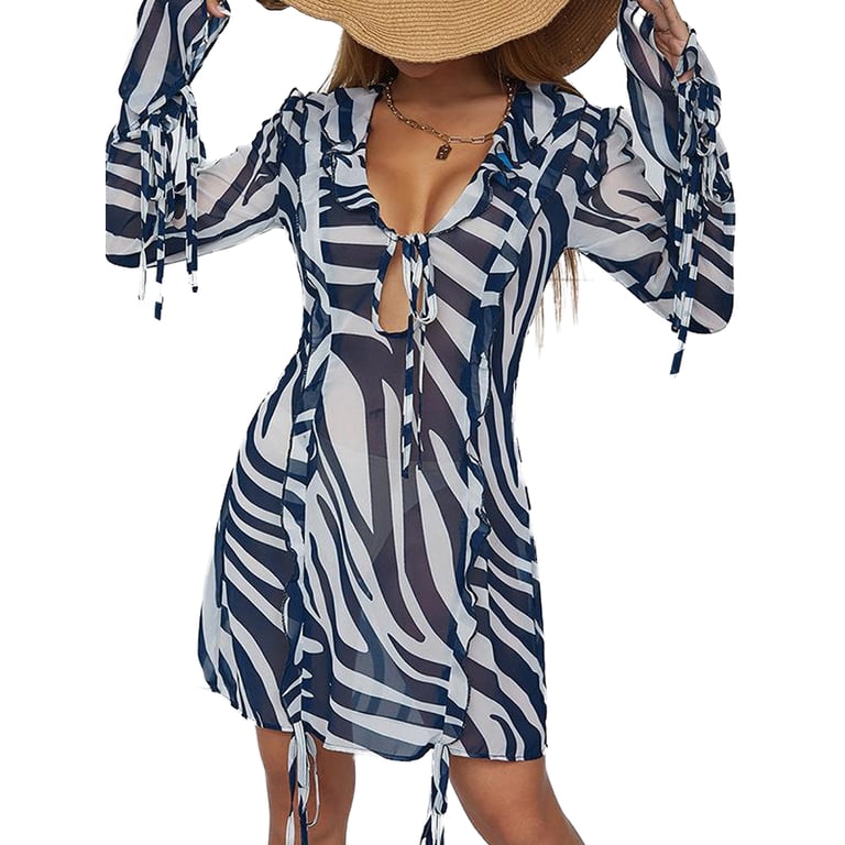 chinese dress ladies Silk Long Sleeve Wrap Dress