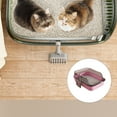 thumbnail image 2 of Oversized Enclosed Cats Toilet With LeakProof Barriers Reinforced Structure Odor Eliminations Indoor Pet Litter Tray, 2 of 8