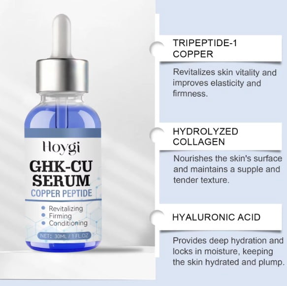 Hoygi GHK-CU Serum Copper Peptide Revitalizing Firming Conditioning, 30ML