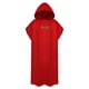thumbnail image 1 of Vogacara Poncho cambiante y absorbente de la toalla del traje del poliéster para el poncho con capucha de la toalla del amplio Cuerpo del baño rojo, 1 of 6