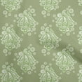 thumbnail image 1 of oneOone Cotton Poplin Twill Light Green Fabric Asian Paisley Dress Material Fabric Print Fabric By The Yard 56 Inch Wide, 1 of 4