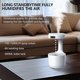 thumbnail image 4 of Anti-gravity humidifier 600ML bedroom humidifier Silent cold mist humidifier USB desktop humidifier Working time 8 hours Smart LED display, 4 of 5