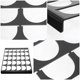 thumbnail image 3 of Raindrops Organizador De Cápsulas De Café Negro Acrílico Con Gran Capacidad Y Multi Compartimentos Para Cocina Y Barra, 3 of 8